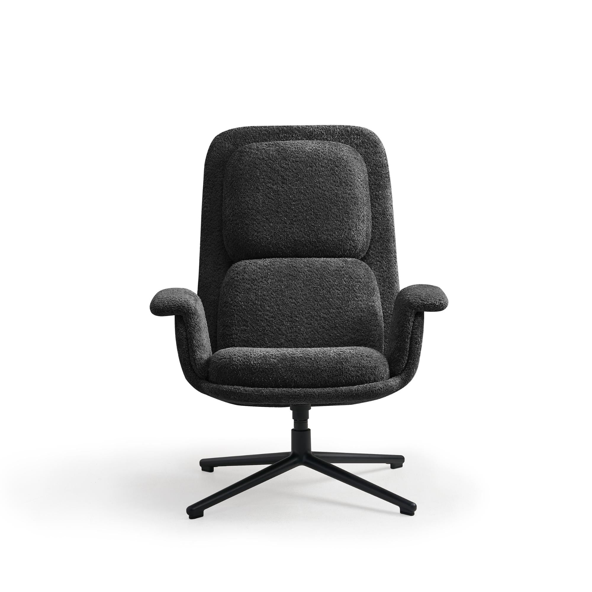 Atpūtas krēsls Velora, melns