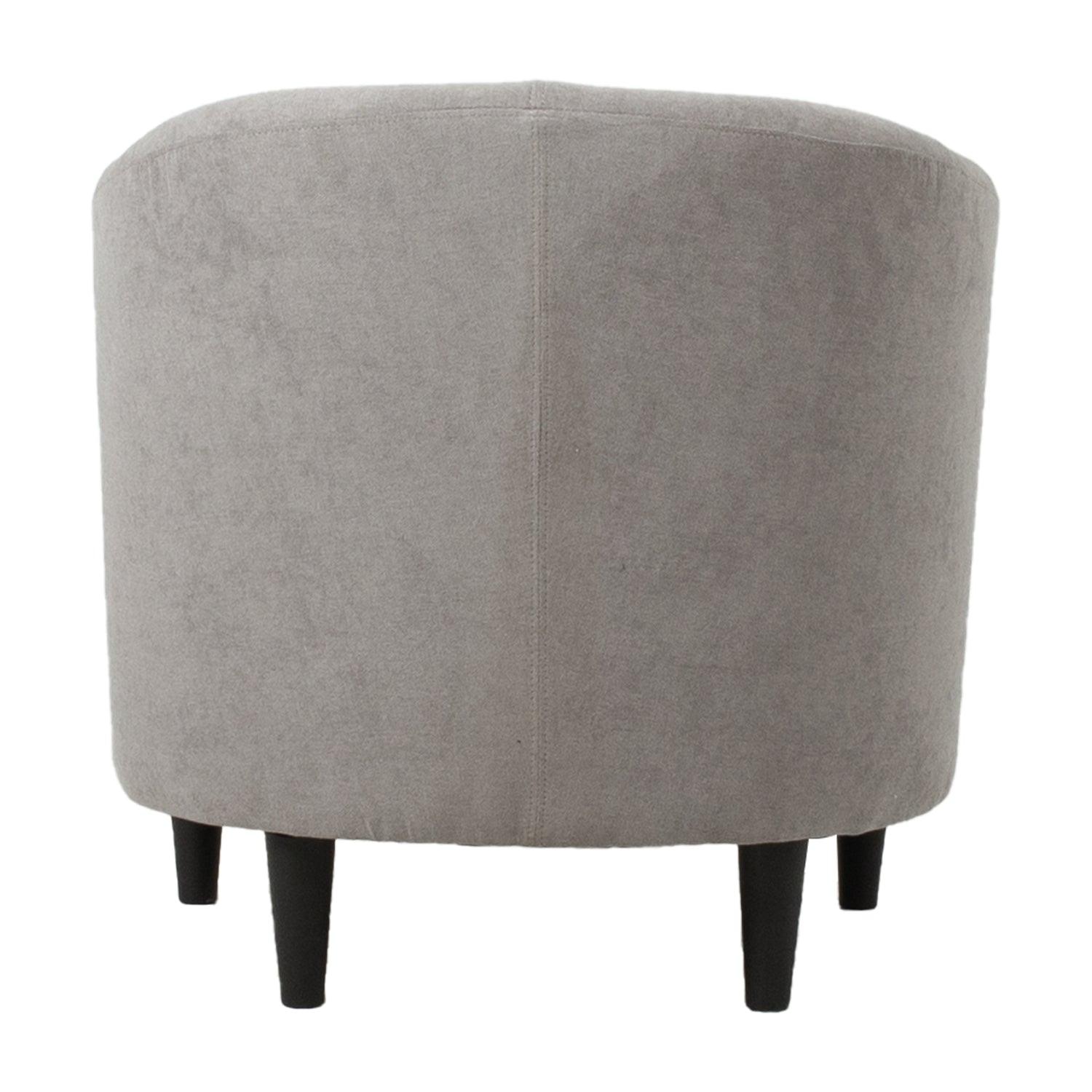 Atpūtas krēsls WESTER 76x685xH74cm pelēks audums-Ergostock