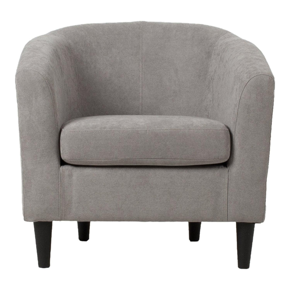 Atpūtas krēsls WESTER 76x685xH74cm pelēks audums-Ergostock