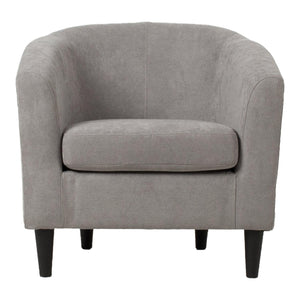 Atpūtas krēsls WESTER 76x685xH74cm pelēks audums-Ergostock