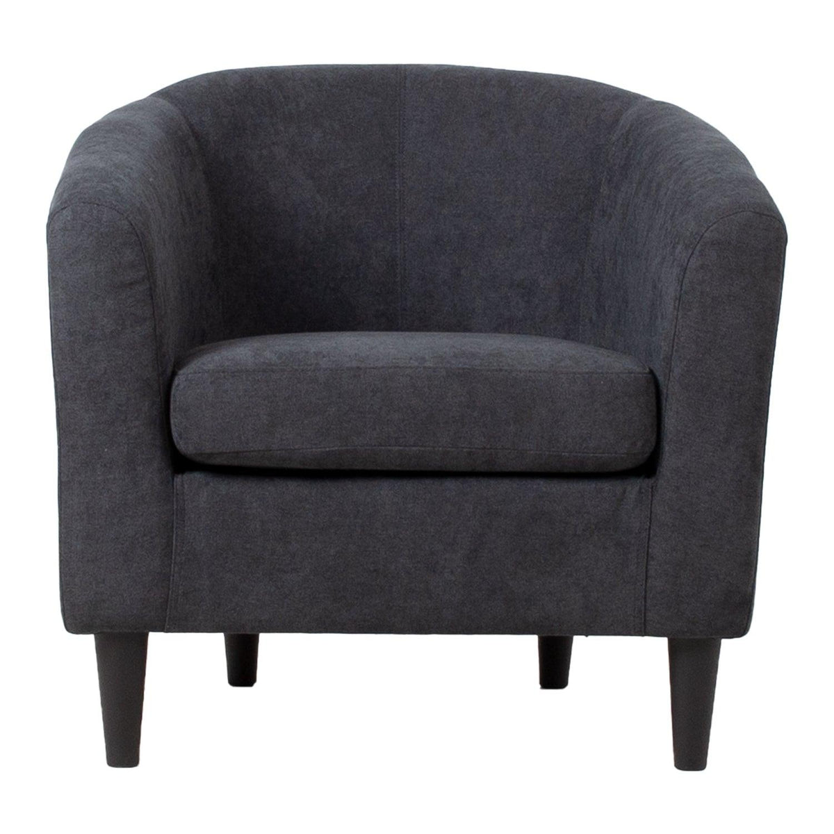 Atpūtas krēsls WESTER 76x685xH74cm tumši pelēks audums-Ergostock