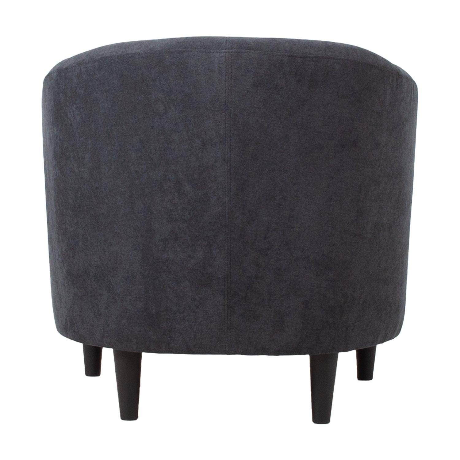 Atpūtas krēsls WESTER 76x685xH74cm tumši pelēks audums-Ergostock