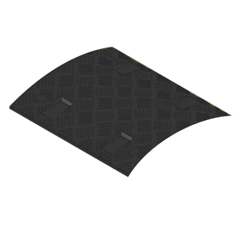 Ātruma ierobežošanas barjera Beaverswood augstums 50 mm melna - Ergostock.lv