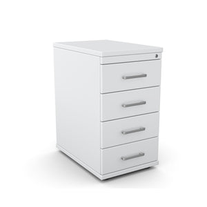 Atvilktņu bloks FLEXX TALL, slēdzams, uz ritentiņiem-Ergostock