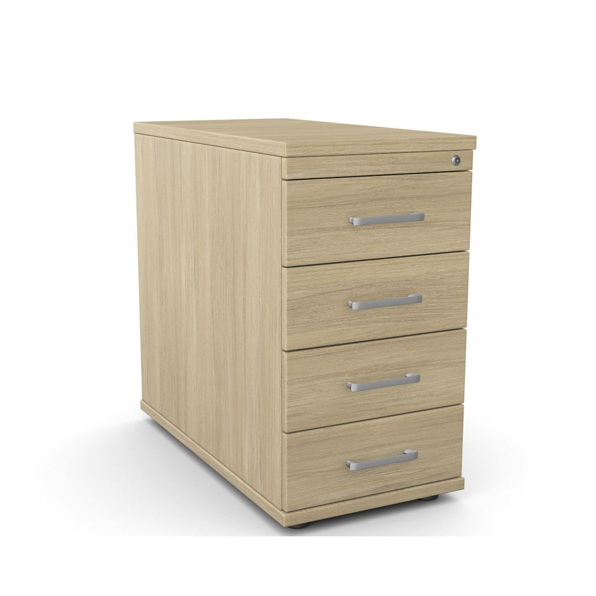 Atvilktņu bloks FLEXX TALL, slēdzams – Amber Oak / 800 mm