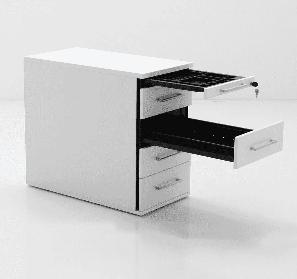 Atvilktņu bloks LIGHT TALL, slēdzams, uz ritentiņiem, konfigurējams - Ergostock.lv