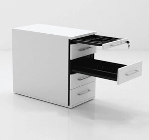 Atvilktņu bloks LIGHT TALL, slēdzams, uz ritentiņiem, konfigurējams - Ergostock.lv