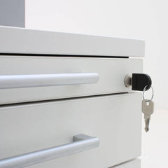 Atvilktņu bloks THEO LARGE, slēdzams, uz ritentiņiem - Ergostock.lv