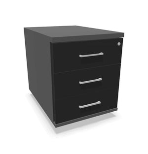 Atvilktņu bloks THEO LARGE, slēdzams, uz ritentiņiem - Ergostock.lv