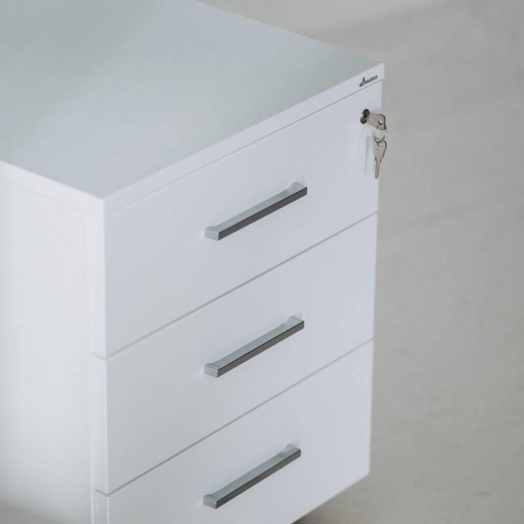 Atvilktņu bloks LIGHT, slēdzams, uz ritentiņiem - Ergostock.lv