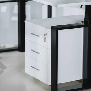 Atvilktņu bloks LIGHT, slēdzams, uz ritentiņiem - Ergostock.lv