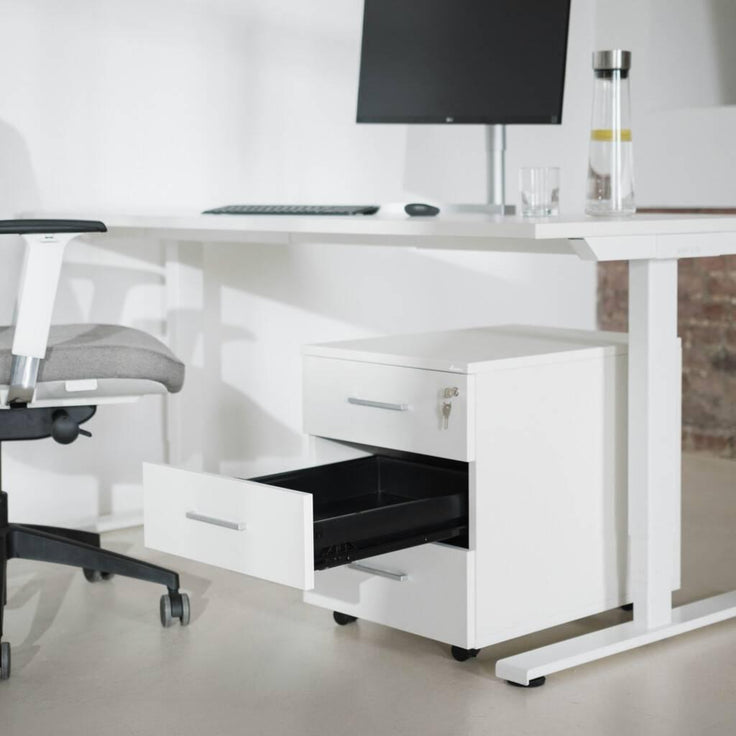 Atvilktņu bloks LIGHT, slēdzams, uz ritentiņiem - Ergostock.lv