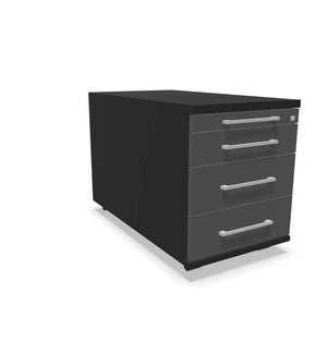 Atvilktņu bloks THEO LARGE, slēdzams, uz ritentiņiem-Ergostock