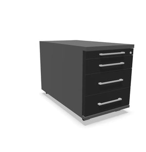 Atvilktņu bloks THEO LARGE, slēdzams, uz ritentiņiem-Ergostock