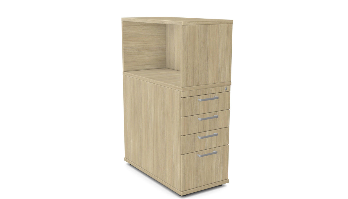 Atvilktņu bloks THEO XXL, slēdzams – Amber Oak