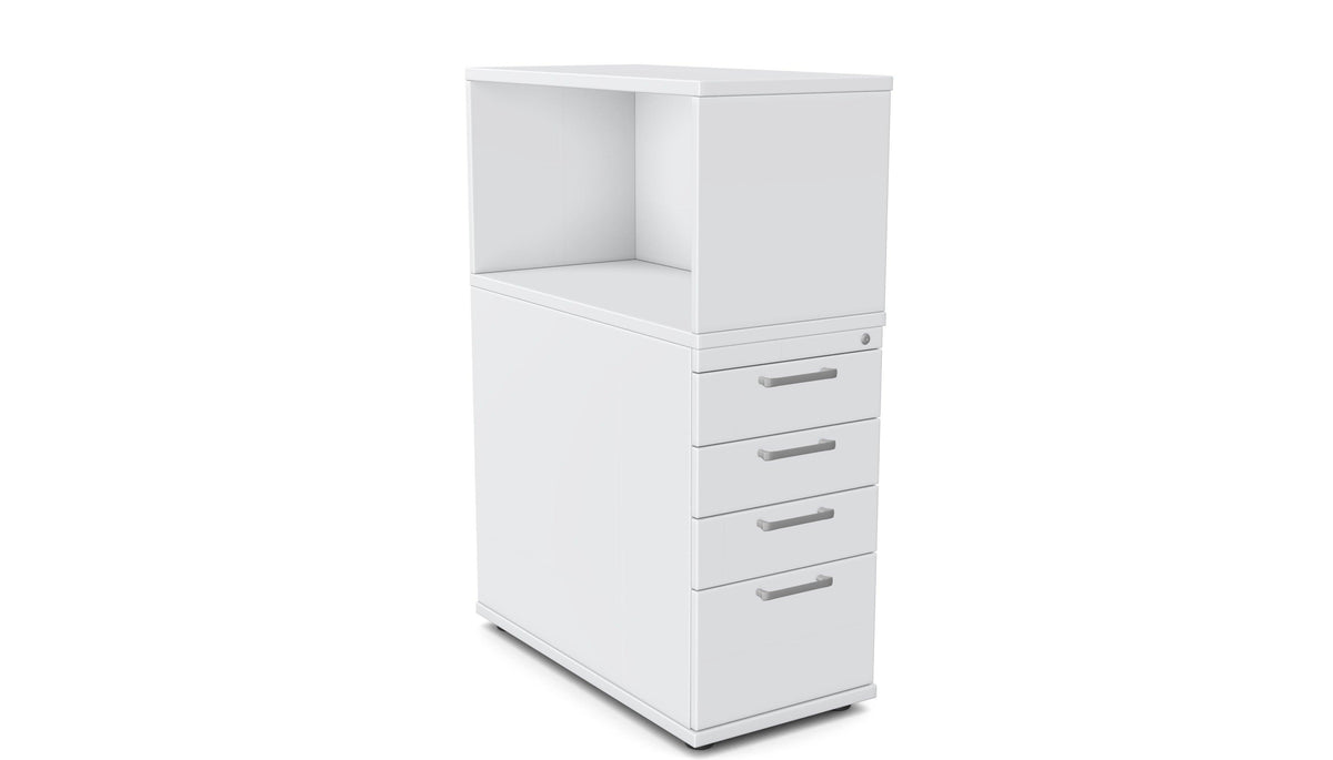 Atvilktņu bloks THEO XXL, slēdzams – Pelēks