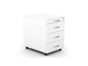 Atvilktņu bloks uz riteņiem, 4 atvilktnes, slēdzams-Ergostock