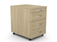 Atvilktņu bloks uz riteņiem, 4 atvilktnes, slēdzams-Ergostock