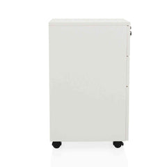 Atvilktņu bloks uz riteņiem LOCK, 3 atvilktnes, balts, slēdzams FD-Ergostock