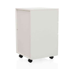 Atvilktņu bloks uz riteņiem LOCK, 3 atvilktnes, balts, slēdzams FD-Ergostock