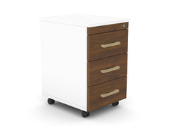 Atvilktņu bloks uz riteņiem SLIM, 3 atvilktnes, slēdzams-Ergostock