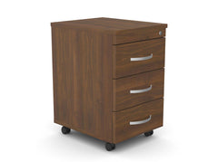 Atvilktņu bloks uz riteņiem SLIM, 3 atvilktnes, slēdzams-Ergostock