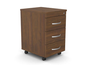 Atvilktņu bloks uz riteņiem SLIM, 3 atvilktnes, slēdzams-Ergostock