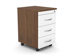 Atvilktņu bloks uz riteņiem SLIM, 3 atvilktnes, slēdzams-Ergostock