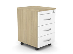 Atvilktņu bloks uz riteņiem SLIM, 3 atvilktnes, slēdzams-Ergostock