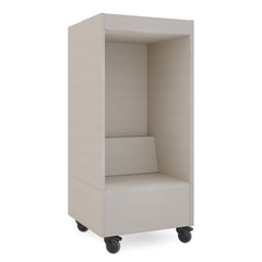 Atzveltnes krēsls QUADRA:phone_box, uz ritentiņiem, BEJOT:, konfigurējams-Ergostock