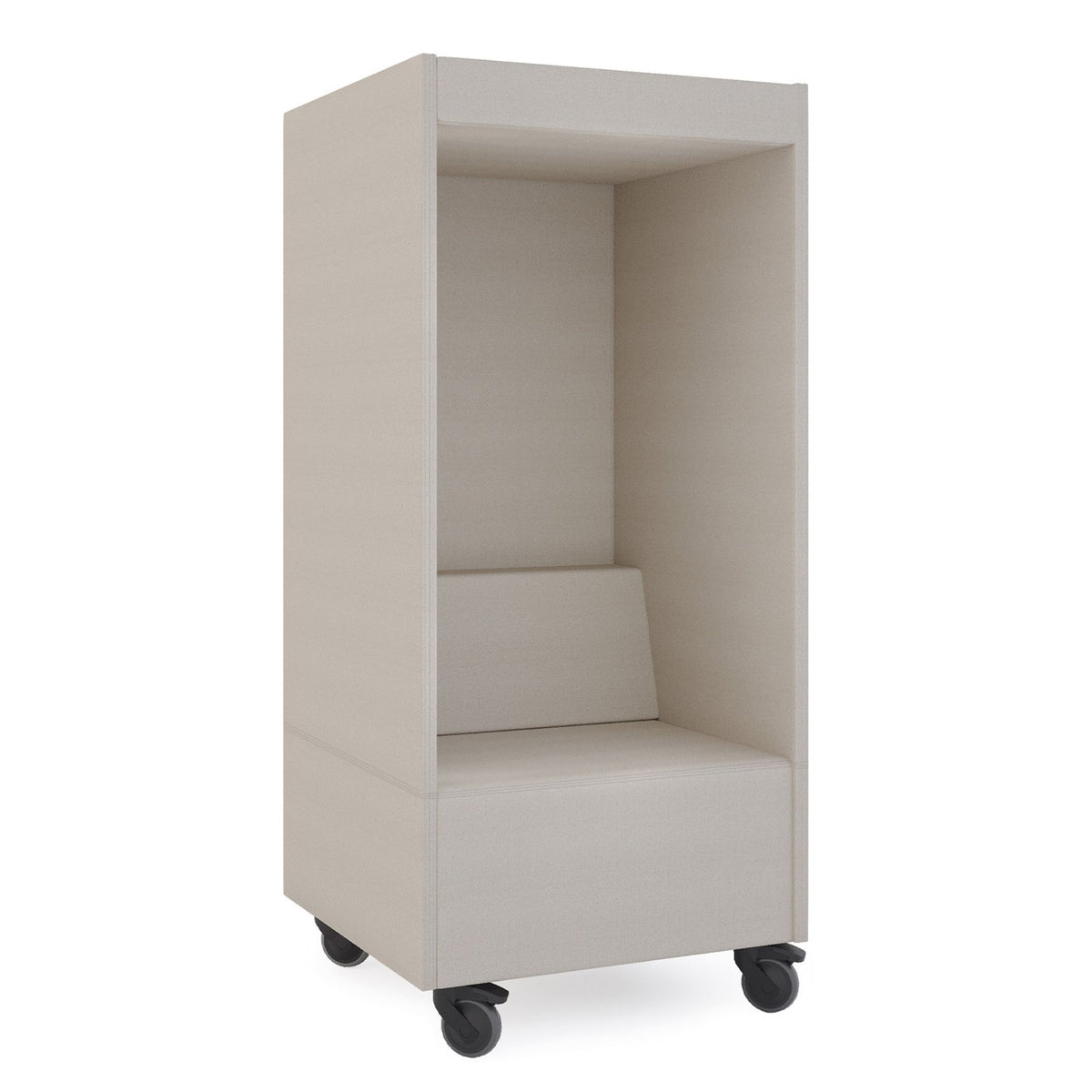 Atzveltnes krēsls QUADRA:phone_box, uz ritentiņiem, BEJOT:, konfigurējams-Ergostock