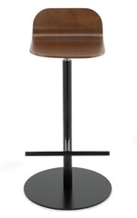 Augstais krēsls Malmo Wood PB Black-Ergostock