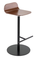 Augstais krēsls Malmo Wood PB Black-Ergostock