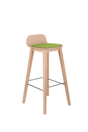 Augstais krēsls Malmo Wood Seat Plus 4HW Medley-Ergostock