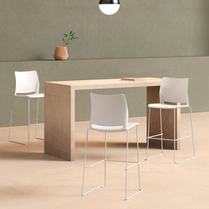 Bāra krēsls FENDO HIGH, BEJOT:, konfigurējams-Ergostock