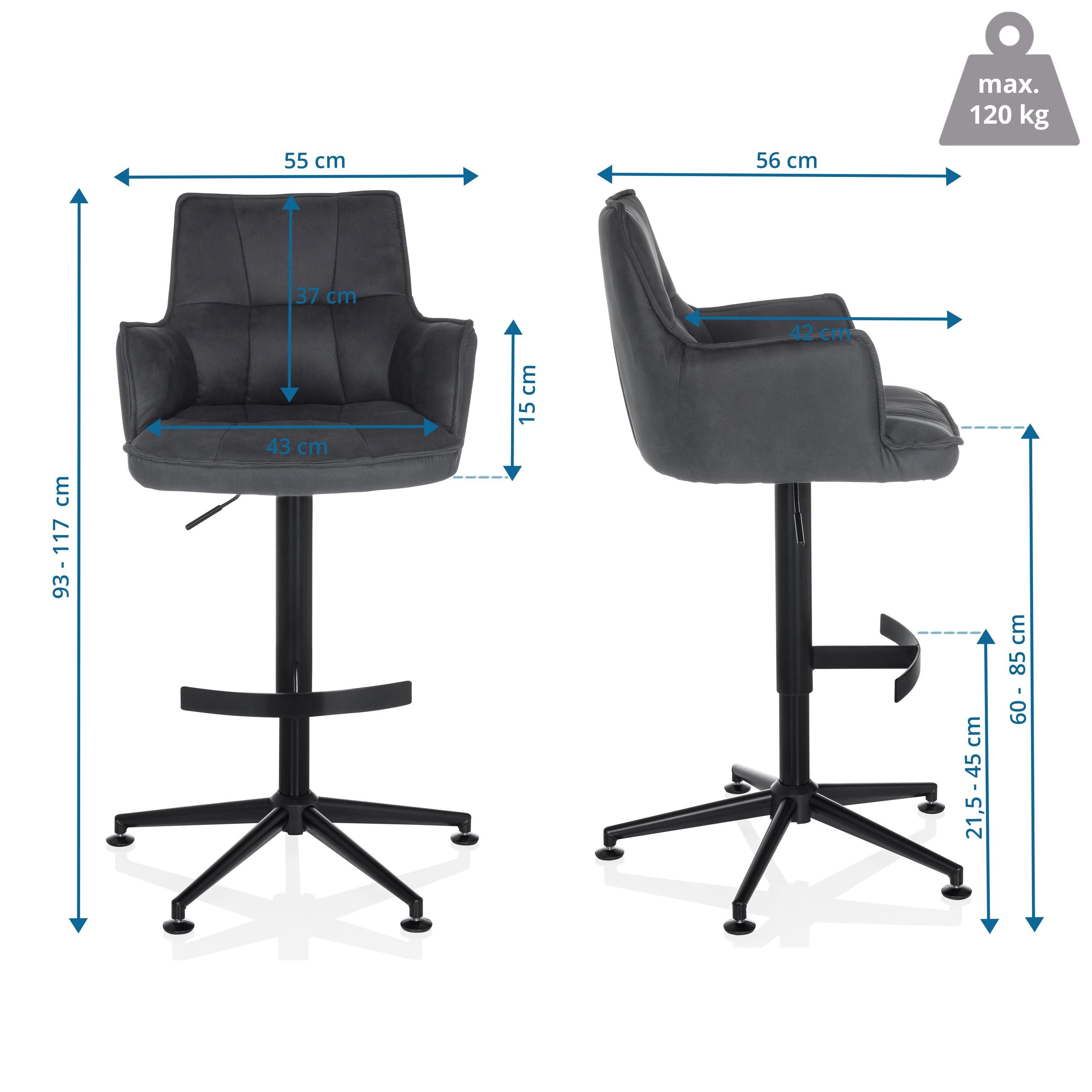 Bāra krēsls SOLAO LIFE - Ergostock.lv