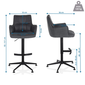 Bāra krēsls SOLAO LIFE - Ergostock.lv