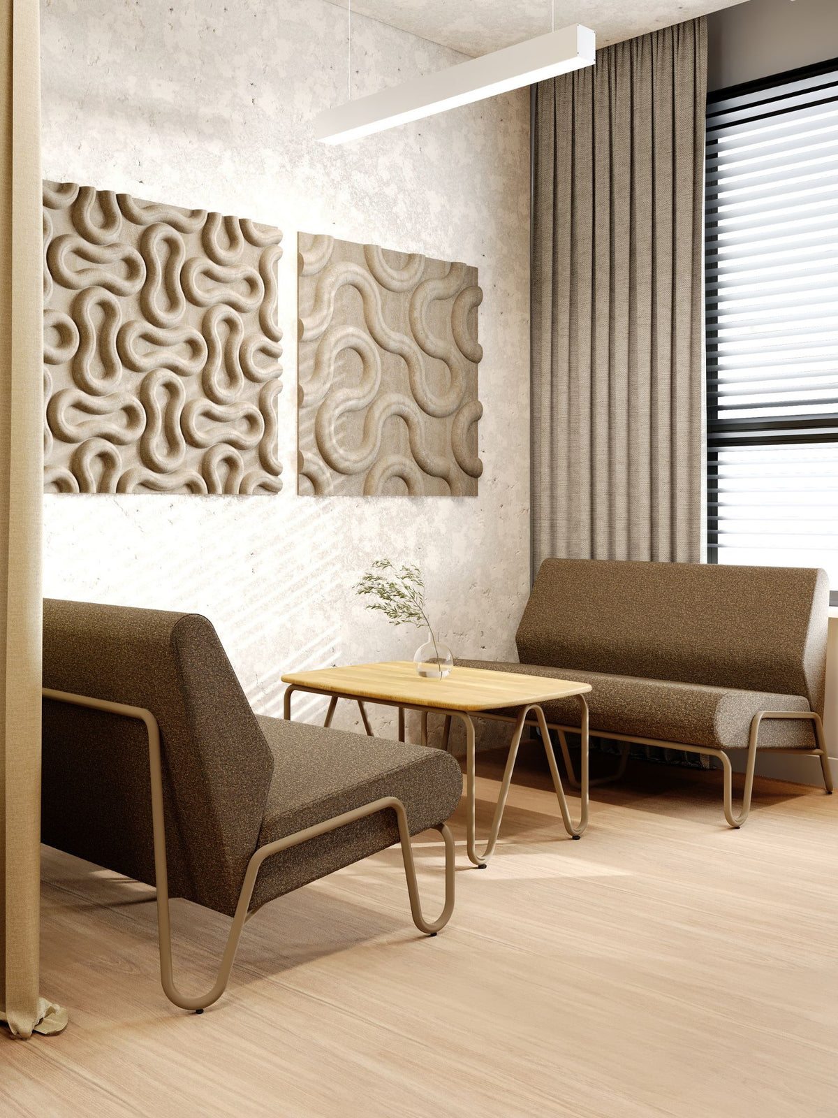 Atpūtas dīvāns CLIP CL502, BEJOT:, konfigurējams