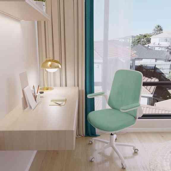 Bērnu un jauniešu krēsls Easy White-Ergostock