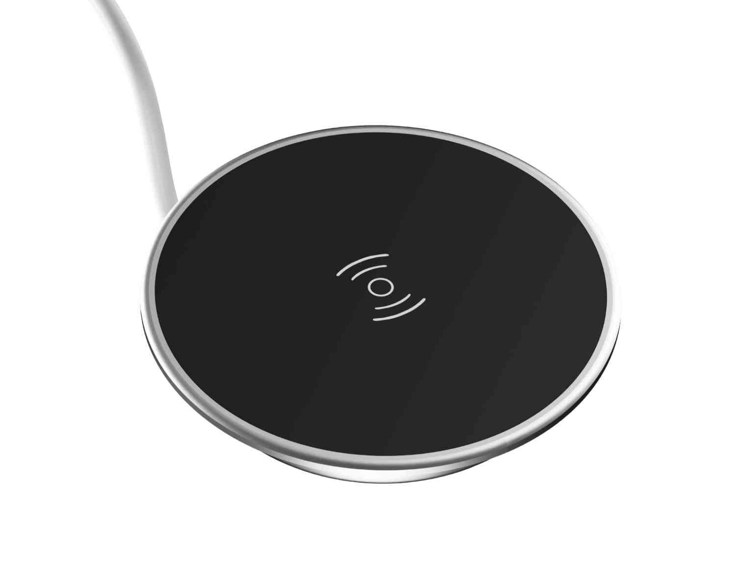 Bezvadu lādētājs Pro Line 15W, ar iestrādi virsmā, melns - Ergostock.lv