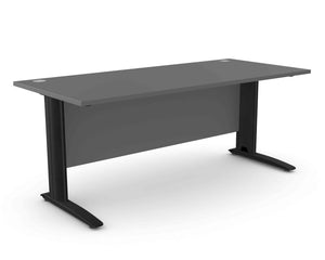 Biroja galds ARETH STANDARD, ar nosegpaneli-Ergostock