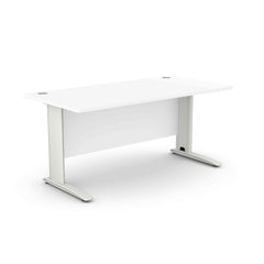 Biroja galds ARETH STANDARD, ar nosegpaneli-Ergostock