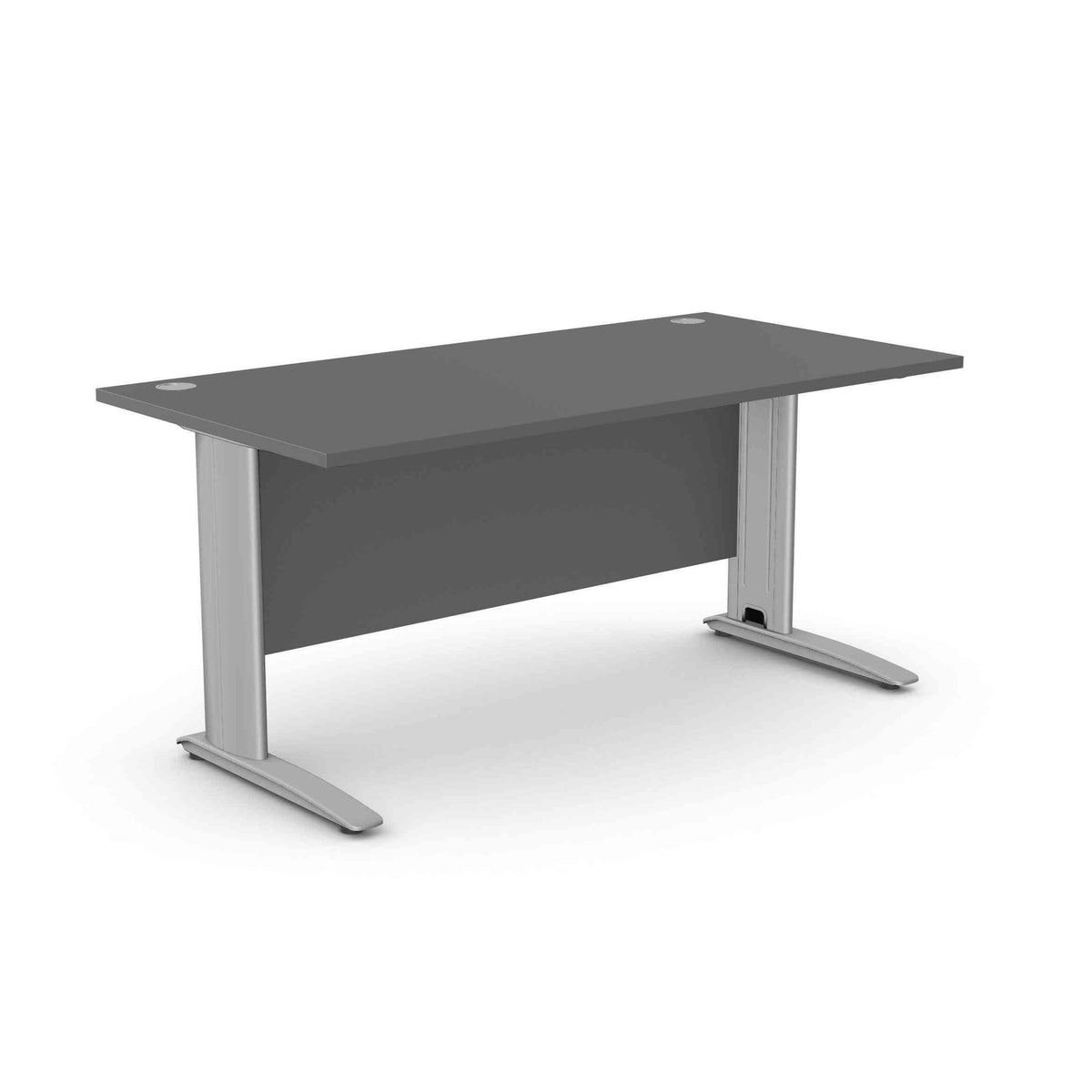 Biroja galds ARETH STANDARD, ar nosegpaneli-Ergostock