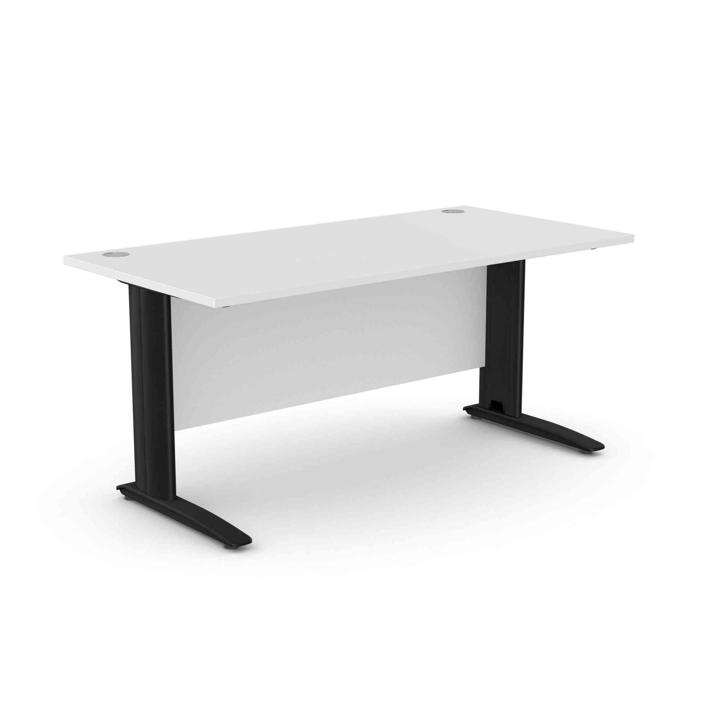 Biroja galds ARETH STANDARD, ar nosegpaneli-Ergostock