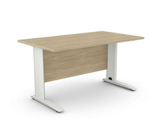 Biroja galds ARETH STANDARD, ar nosegpaneli-Ergostock