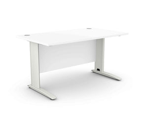 Biroja galds ARETH STANDARD, ar nosegpaneli-Ergostock