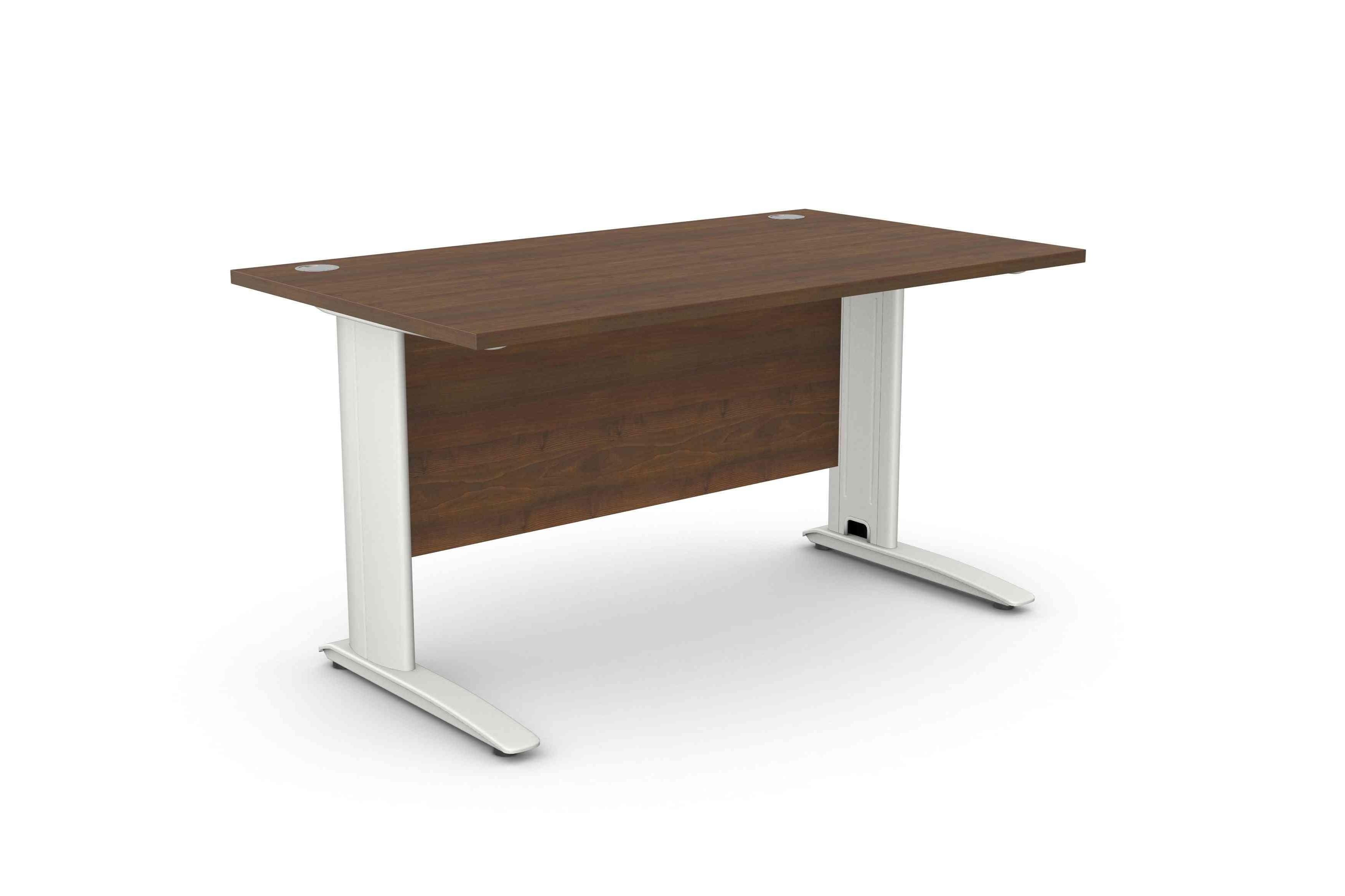 Biroja galds ARETH STANDARD, ar nosegpaneli-Ergostock