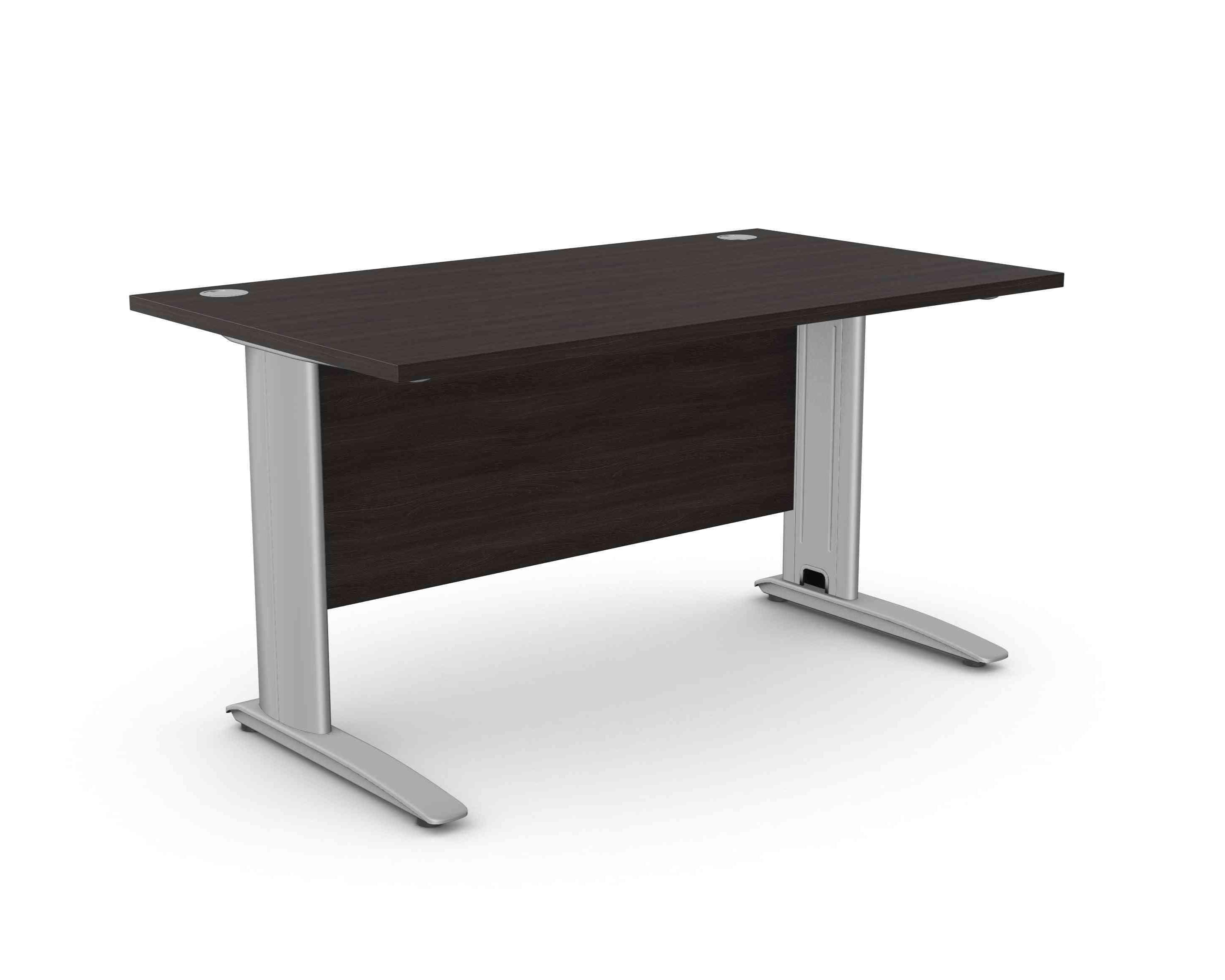 Biroja galds ARETH STANDARD, ar nosegpaneli-Ergostock