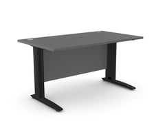 Biroja galds ARETH STANDARD, ar nosegpaneli-Ergostock