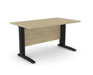 Biroja galds ARETH STANDARD, ar nosegpaneli-Ergostock